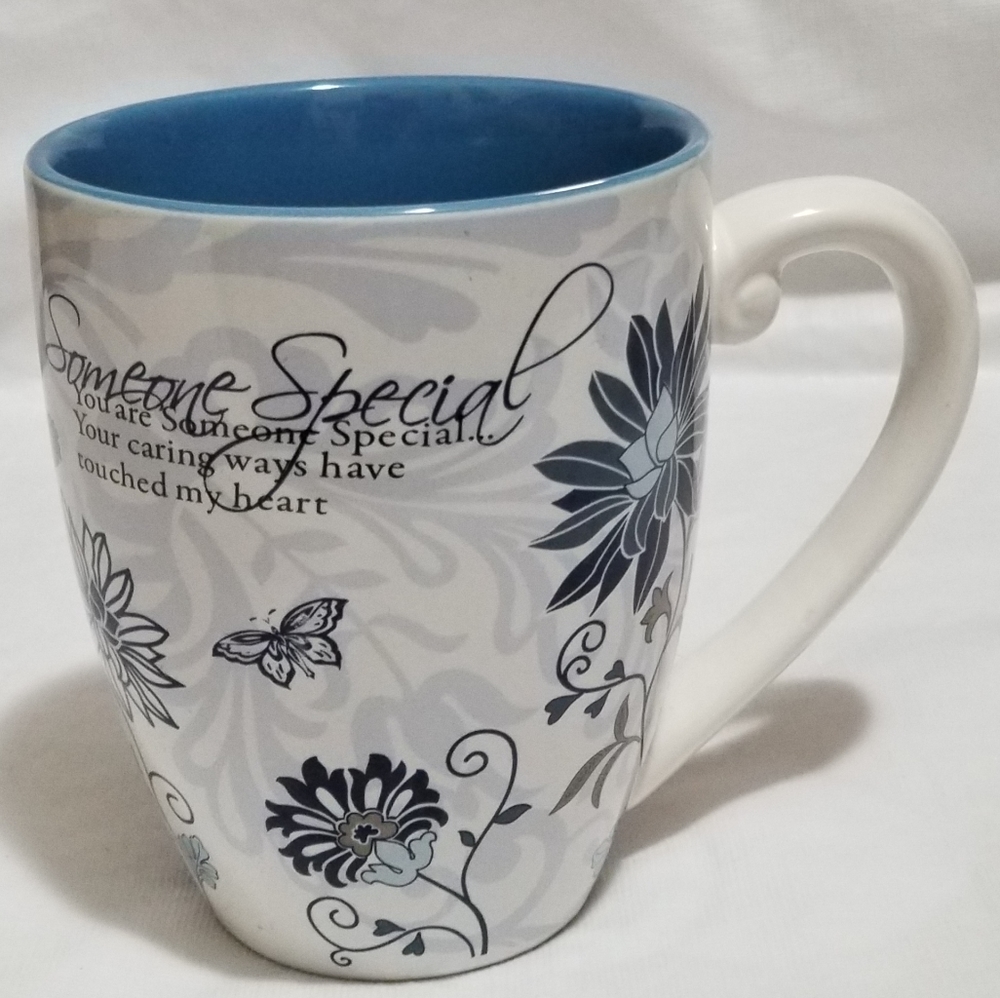 Pavilion-Someone Special 16 oz. Blue and White Mug